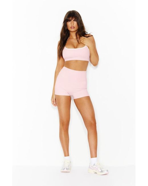 Garage Pink Active Booty Shorts