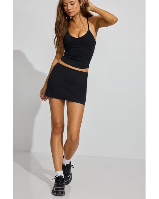 Garage Black Softactive Micro Skort
