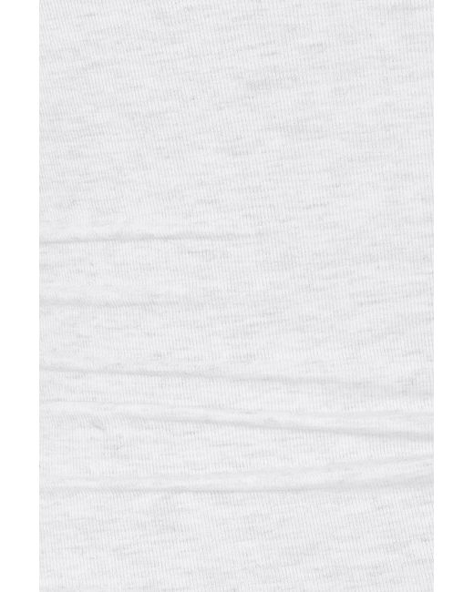Garage White Cotton Sleek Scoop Cami Top