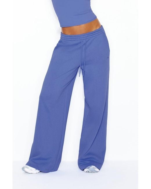 Garage Blue Ultrafleece Wide Leg Sweatpants