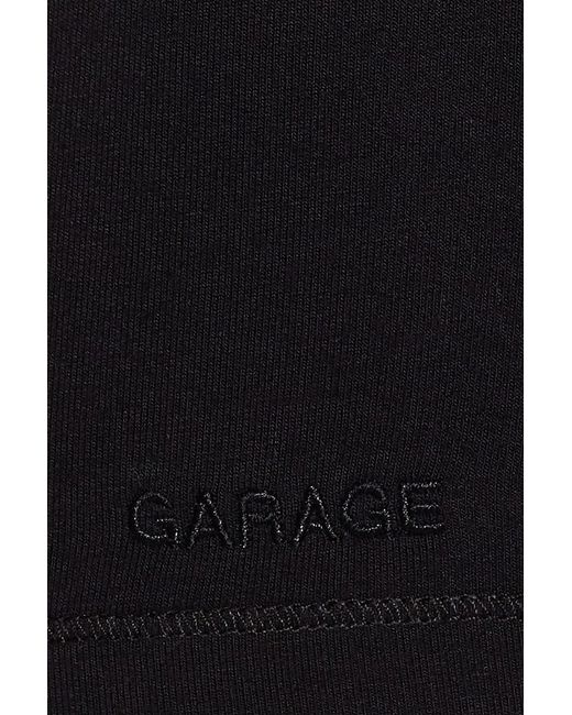 Garage Black Stretchterry Cheeky Shorts