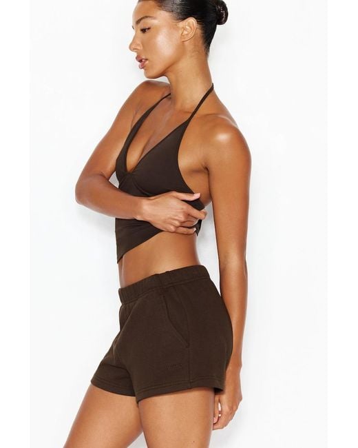 Garage Black Softterry Relaxed High Rise Shorts