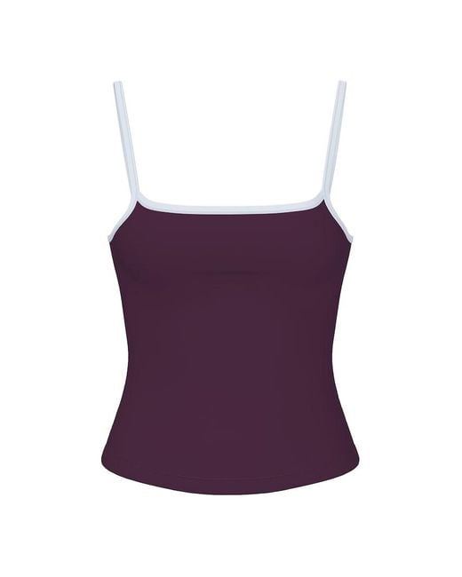 Garage Purple Sleek Scoop Cami Top