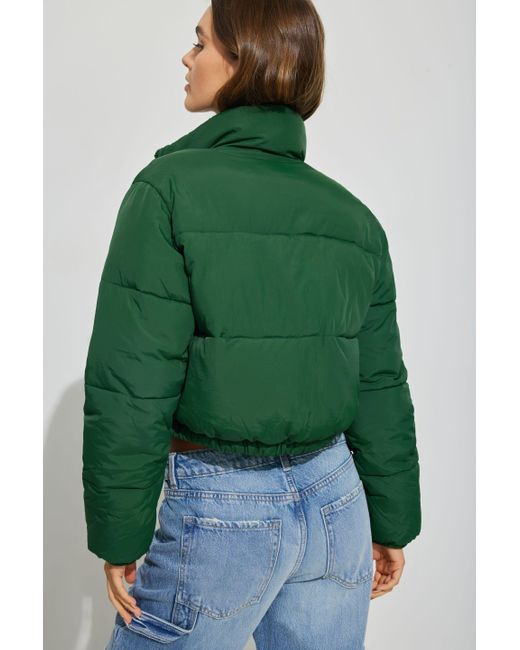 Garage Green Mini Puff Jacket