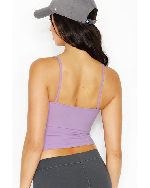 Garage Purple Sleek Scoop Cami Top