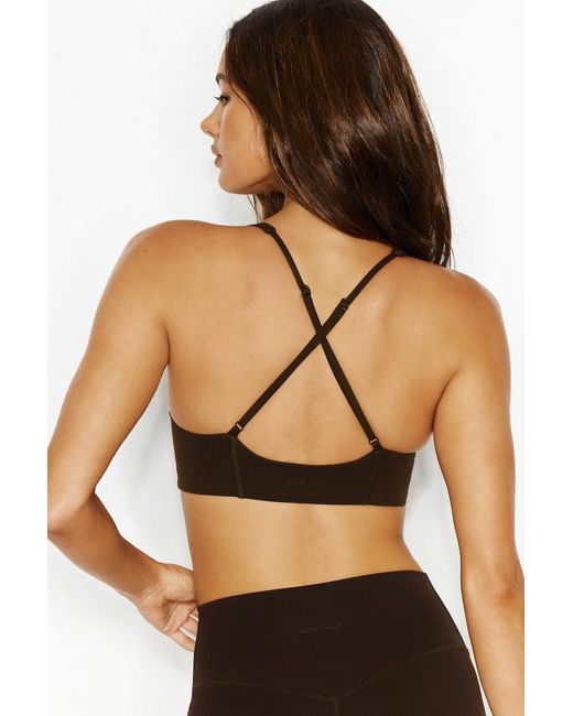 Garage Brown Active Sweetheart Micro Bra