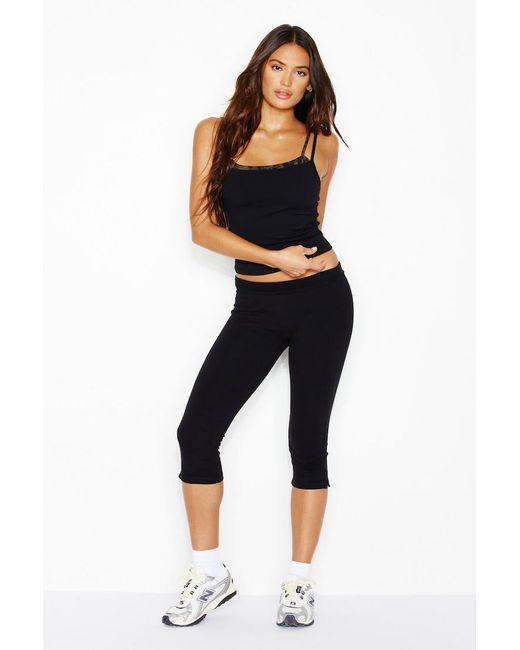 Garage Black Sleek Double Layer Cami Top