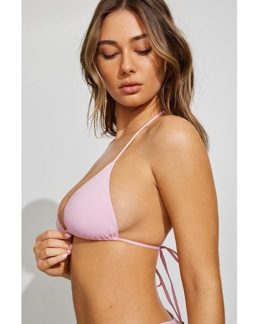 Garage Brown Slider Triangle Bikini Top