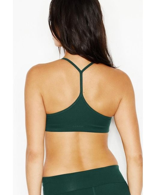 Garage Green Active Y-Back Bra