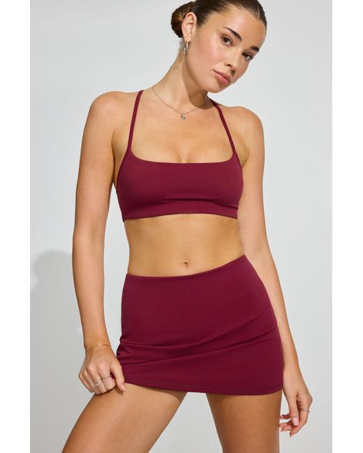 Garage Red Softactive Micro Skort