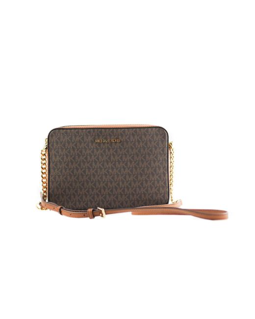 Michael Kors Jet Set Large East West Saffiano Leather Crossbody Bag