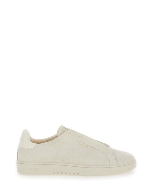 Axel Arigato White 'Dice Laceless' Low Top Slip-On Sneakers for men