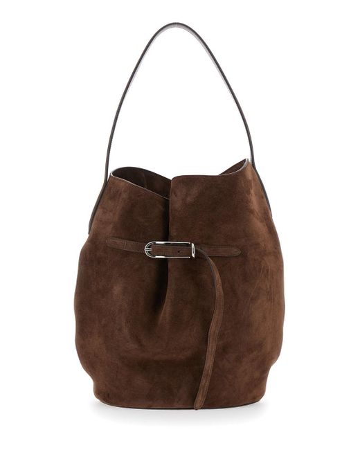 Belted Bucket Bag