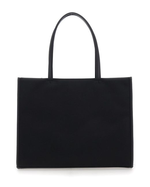 Tory Burch Black Tote Bag Ella Nylon
