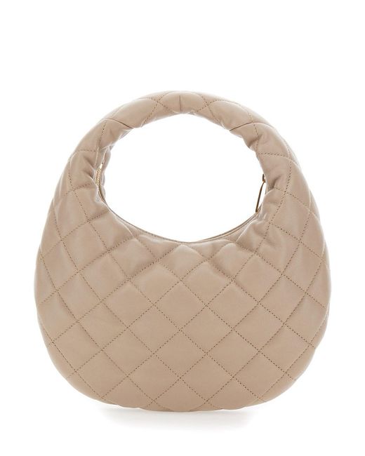 Saint Laurent White Handbag 'Icare' With Cassandre Plate On The Front And Qu