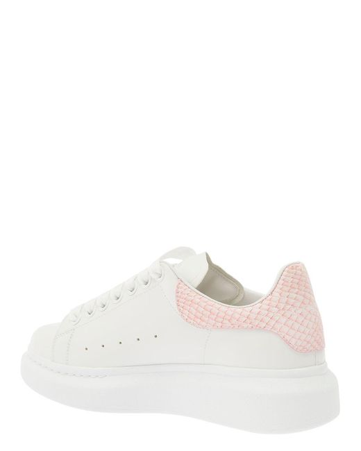 Alexander McQueen White Chunky Sneakers With Platform
