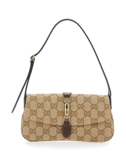 Gucci Metallic New Jackie Mini Bag Origanal Gg Raw