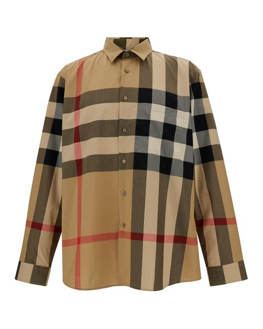 Camicia burberry uomo hot sale vintage