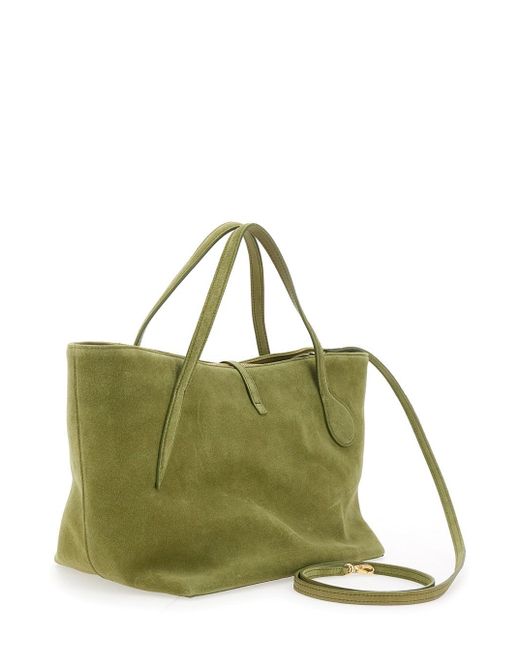 Borsa A Mano 'Petite Penne' Con Una Tasca Laterale Con Zip In di Liffner in Green