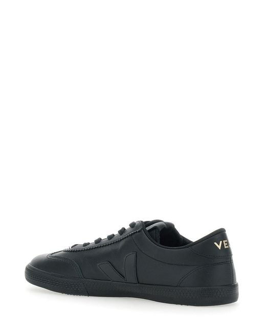 Veja Black Sneakers Volley Leather