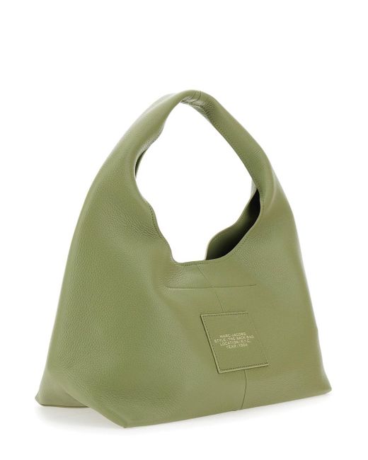 Borsa A Spalla 'The Sack' Con Maxi Logo Lettering Sul Fron di Marc Jacobs in Green