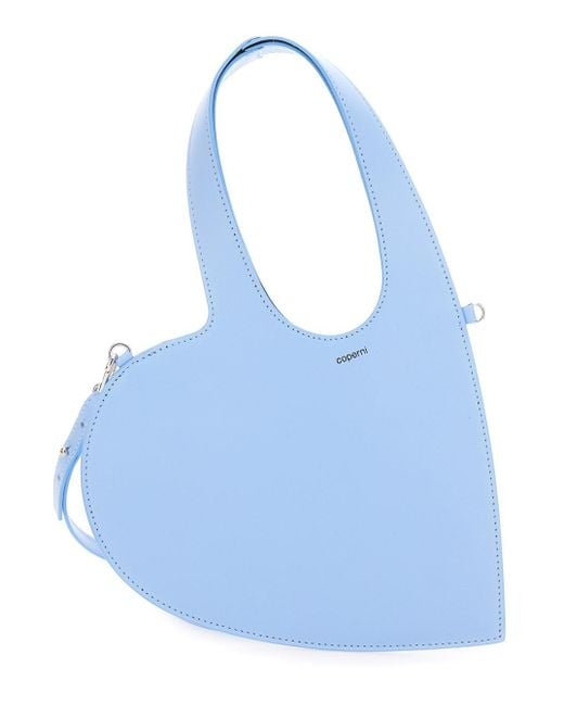 Borsa A Tracolla 'Baby Heart' A Forma Di Cuore Con Tracolla Re di Coperni in Blue