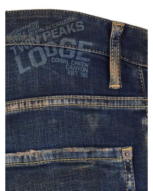 Jeans 'Sexy Twist' Effetto Used Con Strappi di DSquared² in Blue da Uomo