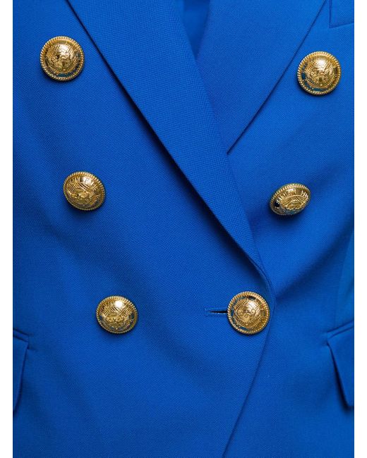 Balmain shop blazer blue