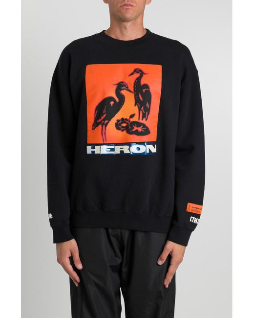 Heron Preston Multicolor Heron Printed Sweatshirt for men