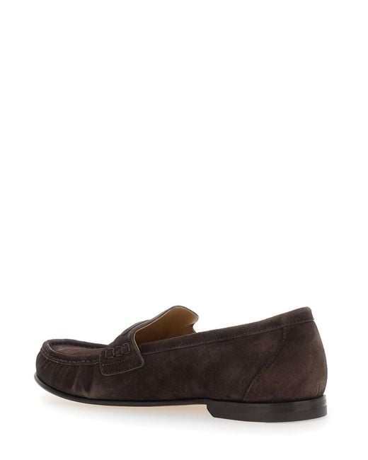 Fendi Brown Camoscio Cuneo for men