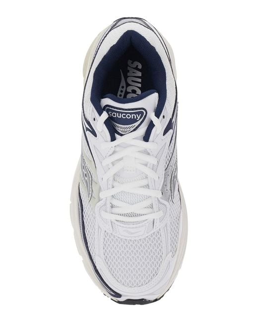 Saucony White Sneakers 'Omni 9 Elevate' With Tech Fabric Upper