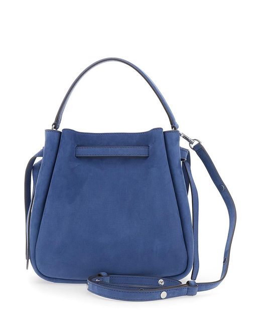 Tory Burch Blue Handbag Romy Bucket