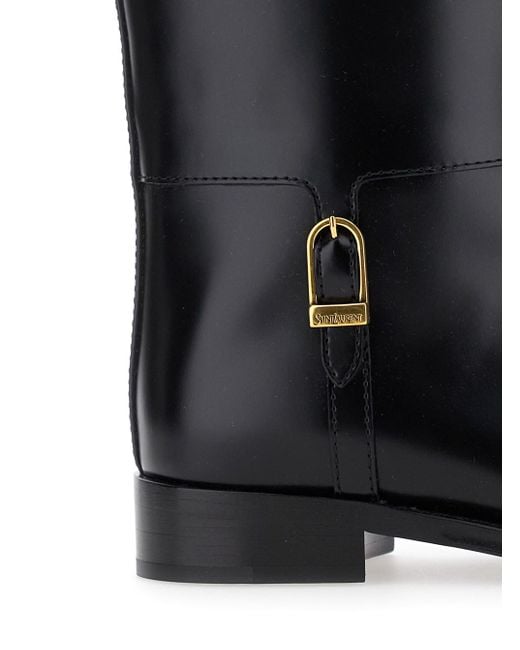 Saint Laurent Black Horny 25 Boots Julia