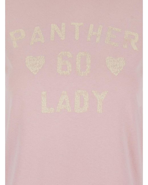 Valentino Pink Crewneck T-Shirt With Maxi Logo On Front And Rear