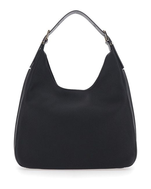 MICHAEL Michael Kors Black 'Nolita Large' Shoulder Bag With Logo Lettering On The Front