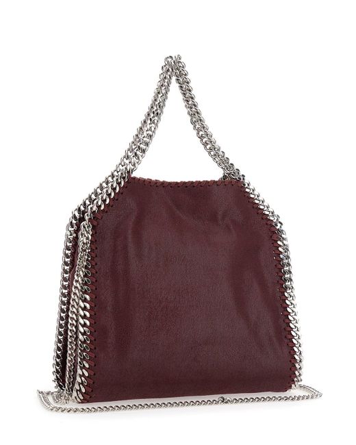 Borsa A Mano 'Falabella' Con Tracolla Con Catena E Ch di Stella McCartney in Purple