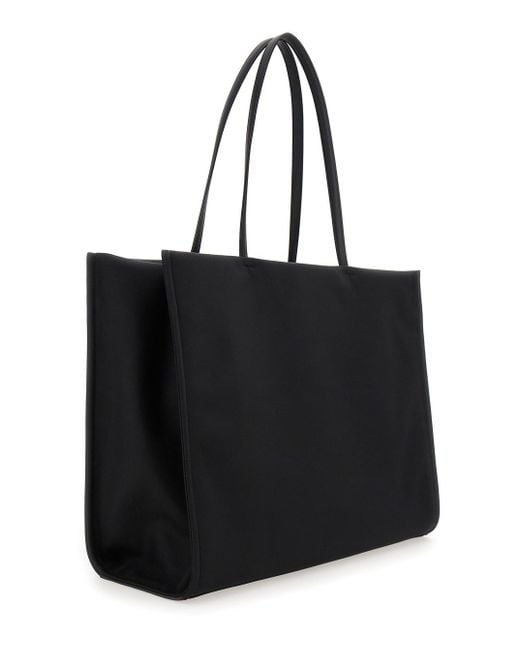 Tory Burch Black Tote Bag Ella Large Nylon