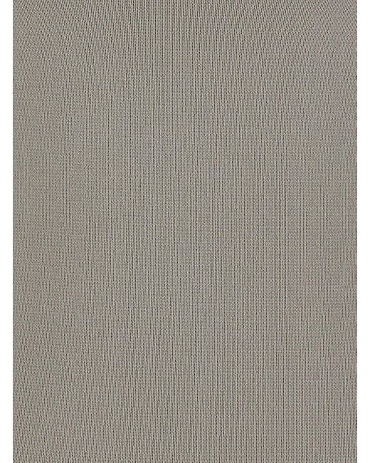 Totême Gray U Neck Tank Top