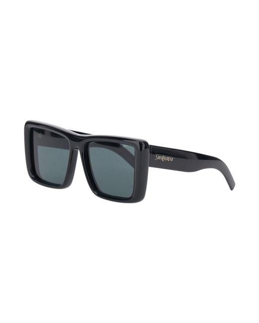 Saint Laurent Black Sunglasses 'Sl 900' With Logo Lettering On Nylon T
