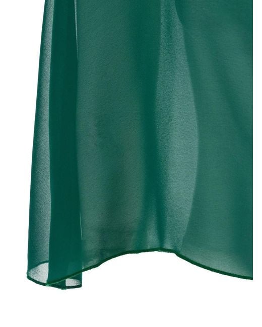 Stola Con Nodo Sul Fianco di Le Plain in Green
