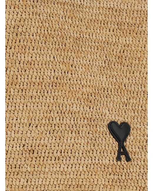 AMI Natural Tote Bag With Adc Patch On The Front And Two Top Handles for men