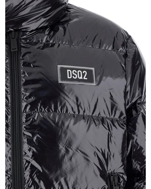 DSquared² Black Down Jacket for men