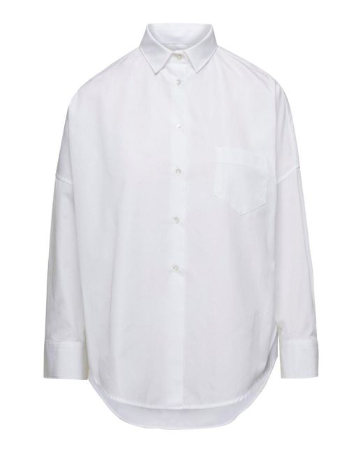 Camicia Con Bottoni di Sara Roka in White