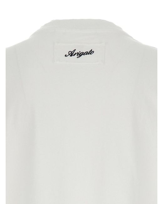 T-Shirt Girocollo di Axel Arigato in White da Uomo