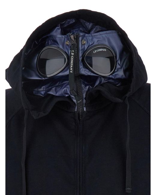 C P Company Blue Jacket With Explorer Hood for men