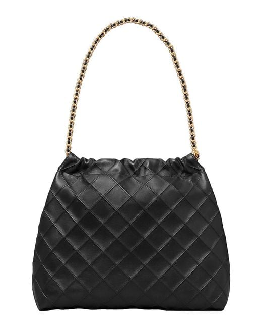 Tory Burch Black Shoulder Bag Leather