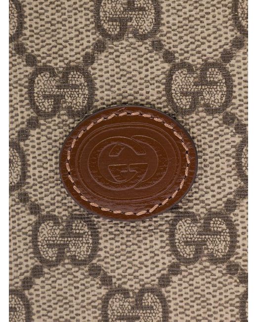 Gucci Brown gg Supreme Fabric Wallet for men