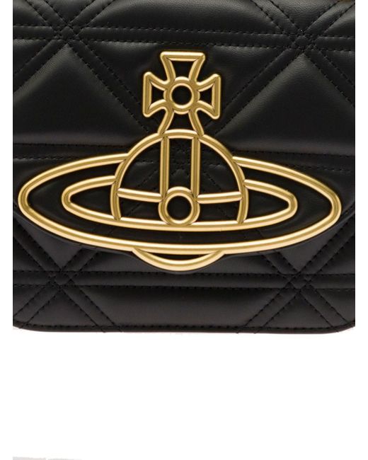 Vivienne Westwood Black Linda Crossbody Bag With Orb Detail for men