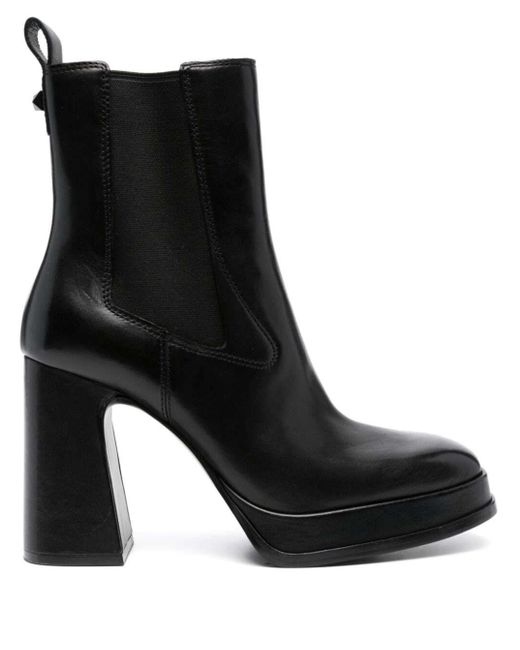 Ash Black Amazing 105mm Leather Boots