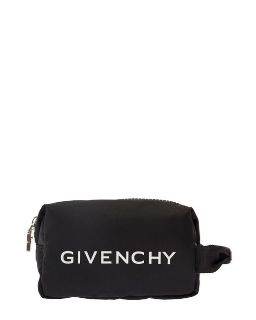 Givenchy Black Pochette With Logo for men